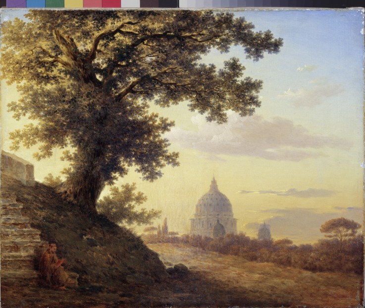 The Torquato Tasso's Oak in Rome van Maxim Nikiforowitsch Worobjew