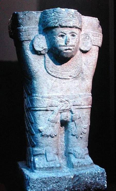 Altar support in the form of Atlanta van Mayan
