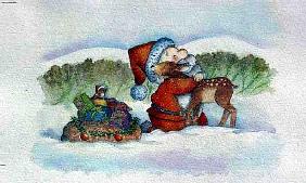Santa''s Hug, 1998 (mixed media) 