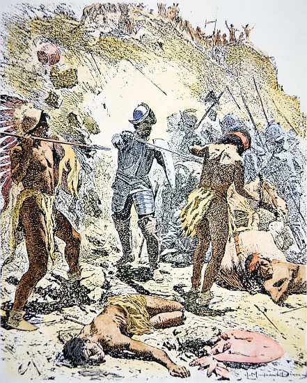 The Pueblo Indian Revolt of 1680 van Maynard Dixon