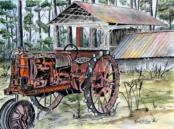Farm tractor van Derek McCrea