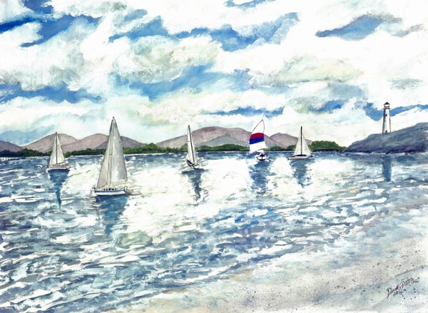 Mccrea d sailboats van Derek McCrea