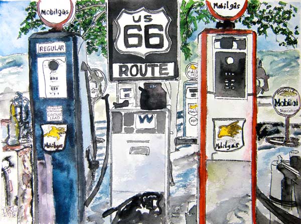 Route 66 van Derek McCrea