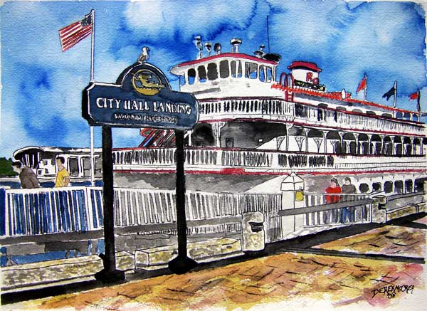 Savannah Queen River Boat van Derek McCrea