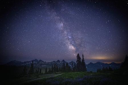 Milky Way in Mt Rainier