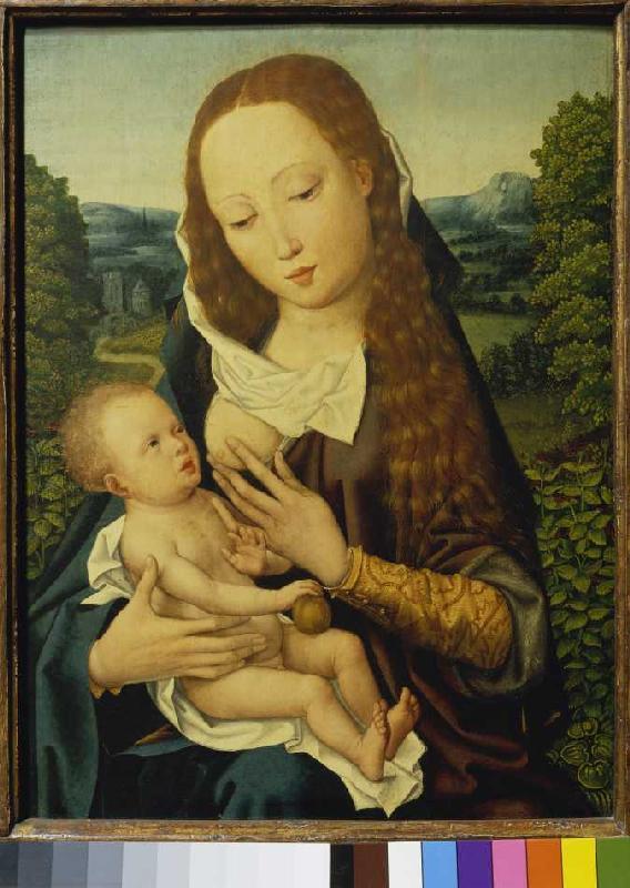 Maria mit dem Kinde (Südniederländisch) van Meister der Magdalenen-Legende