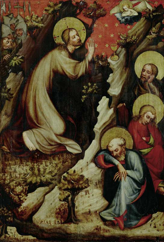 Christus am Ölberg van Meister des Wittingauer Altars