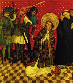 Thomas-Altar Der Martertod des heiligen Thomas von Canterbury. van Meister Francke