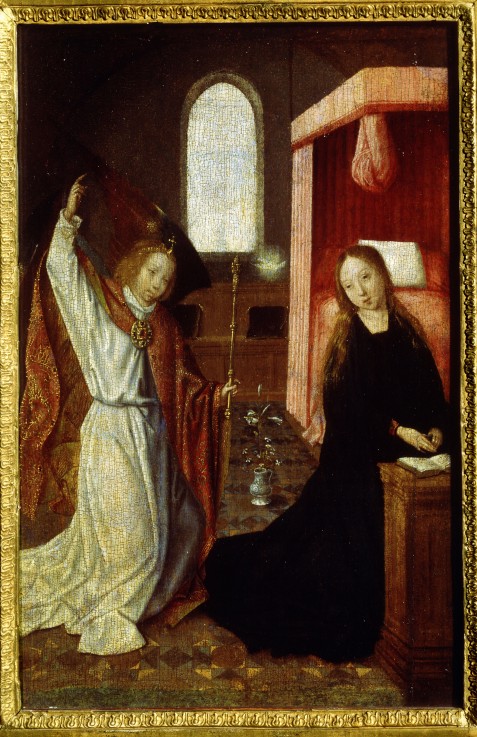The Annunciation van Meister von Hoogstraeten