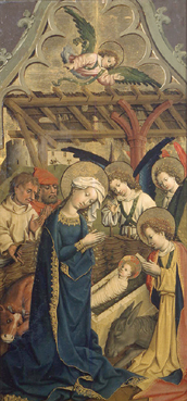 Die Geburt Christi van Meister von Schloß Lichtenstein