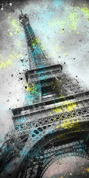 City Art PARIJS Eiffeltoren III van Melanie Viola