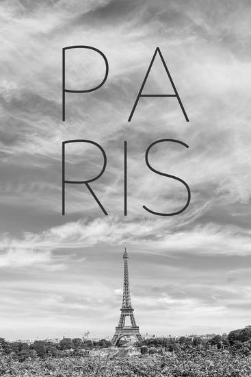 PARIJS Eiffeltoren | Tekst & Skyline