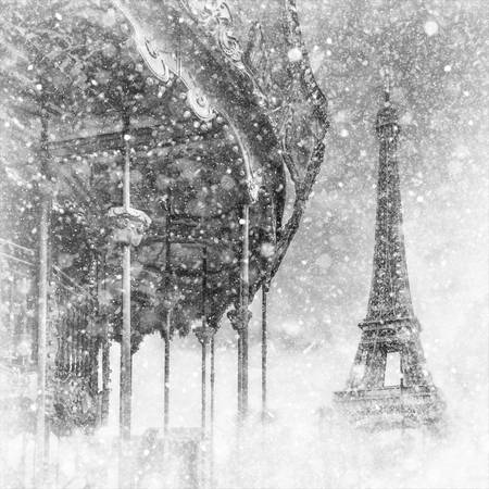 Typisch Parijs | sprookjesachtige winterse magie bij de Eiffeltoren