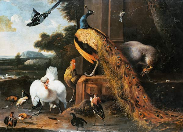 Revolt in the Poultry Coup van Melchior de Hondecoeter