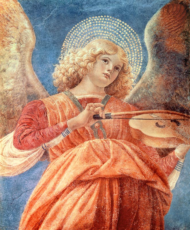 Musical Angel with Violin van Melozzo da Forli