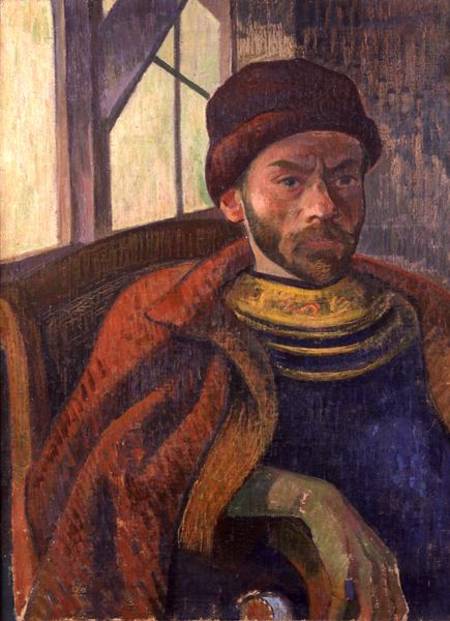 Self Portrait in Breton Costume van Meyer Isaac de Haan