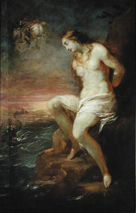 Perseus Rescuing Andromeda van Michael Leopold Willmann