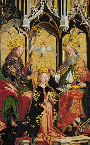 M.Pacher / Coronation of the Virgin Mary van Michael Pacher