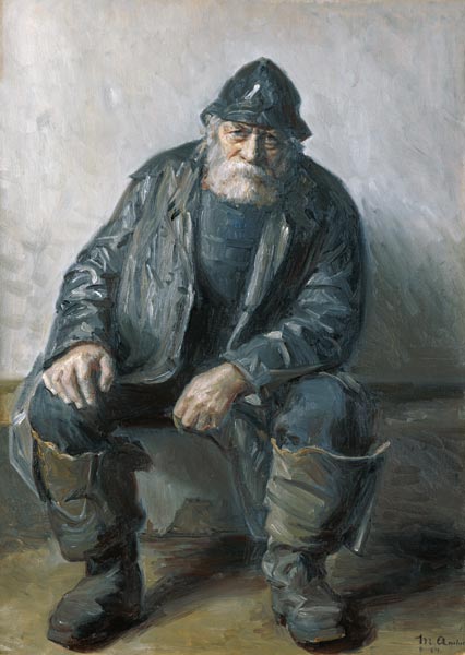 Skagen vissersman van Michael Peter Ancher