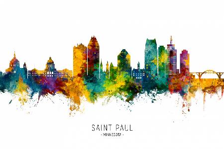 Saint Paul Minnesota Skyline