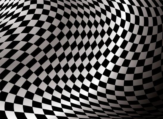 checkered background van Michael Travers