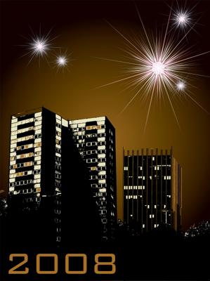 city fireworks van Michael Travers