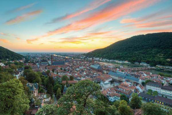 Ein Sommerabend in Heidelberg van Michael Valjak