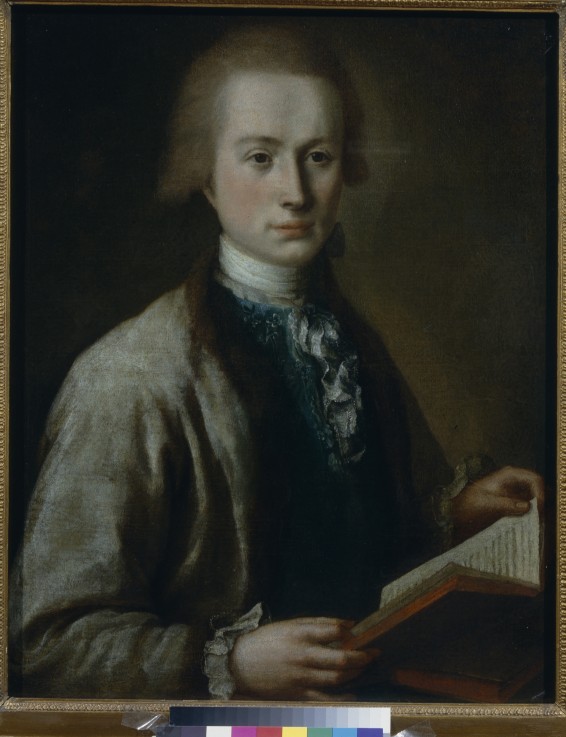 Portrait of Alexei Grigoryevich Spiridov (1753-1828) van Michail Schibanow