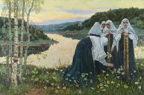 The novices on the shore