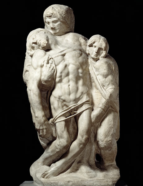 The Palestrina Pieta van Michelangelo (Buonarroti)