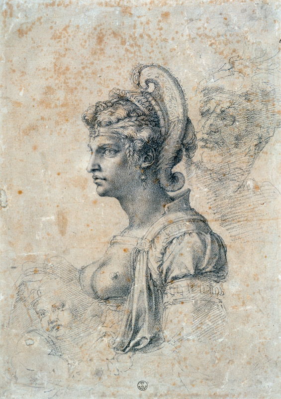 Zenobia, Queen of Palmyra van Michelangelo (Buonarroti)