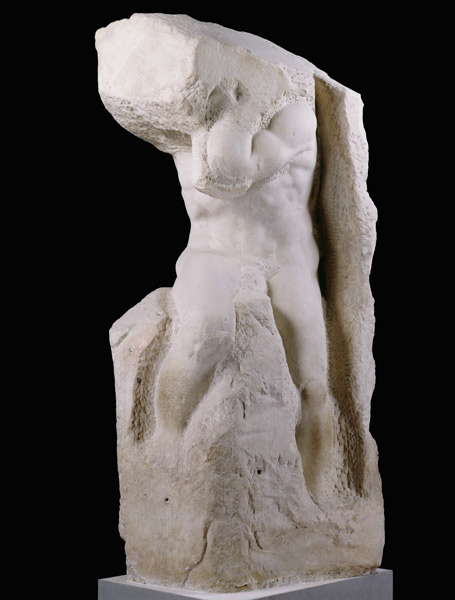 The 'Atlas' Slave van Michelangelo (Buonarroti)