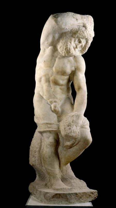Bearded Slave van Michelangelo (Buonarroti)