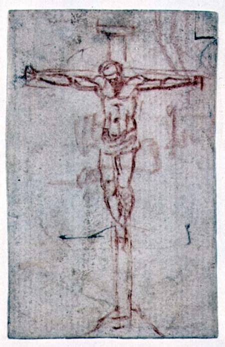 Christ on the Cross van Michelangelo (Buonarroti)