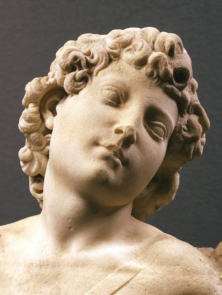 Head of the 'Manhattan' Cupid van Michelangelo (Buonarroti)