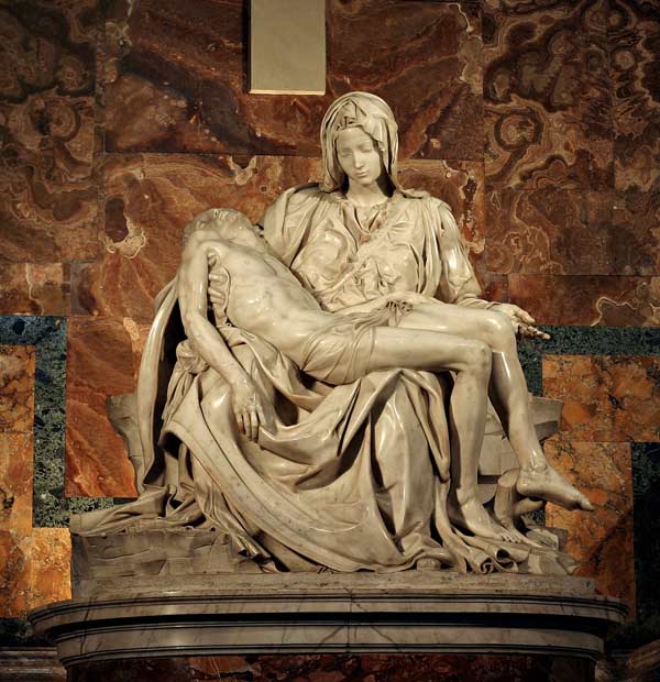 Pietà  van Michelangelo (Buonarroti)