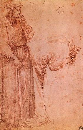 Zwei Figuren nach Giotto
