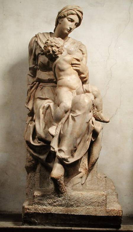 The Virgin and Child van Michelangelo (Buonarroti)