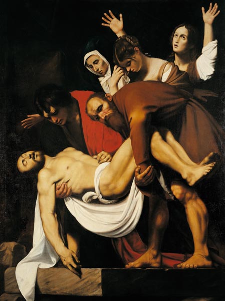 Caravaggio Copy /Entombment of Christ van Michelangelo Caravaggio