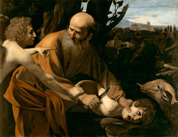 Die Opferung Isaaks van Michelangelo Caravaggio
