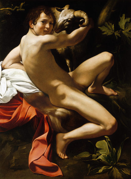Caravaggio, Johannes der Täufer van Michelangelo Caravaggio