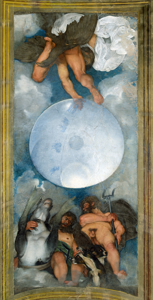 Jupiter, Neptune and Pluto van Michelangelo Caravaggio