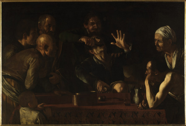Caravaggio / The Toothbreaker van Michelangelo Caravaggio