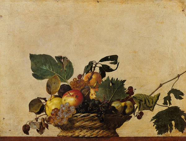 De fruitmand  van Michelangelo Caravaggio