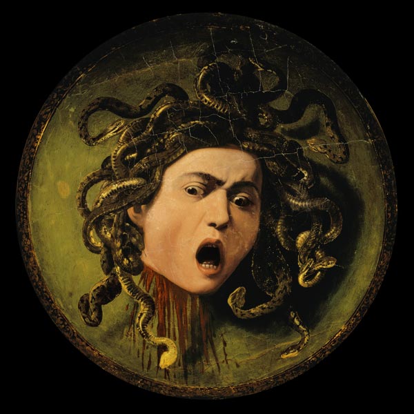 Het hoofd van Medusa van Michelangelo Caravaggio