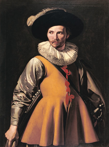 Bildnis eines Mannes. van Michelangelo Caravaggio