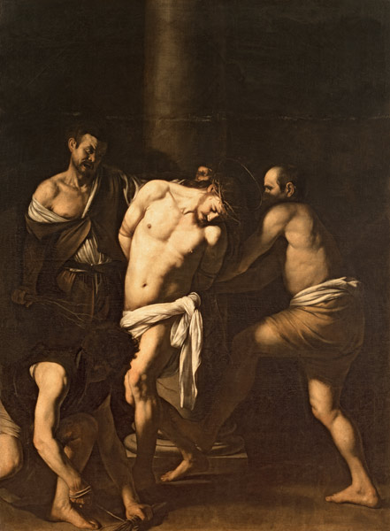 Caravaggio, The Flagellation of Christ van Michelangelo Caravaggio