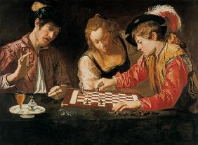 Caravaggio-Schule, Schachspieler