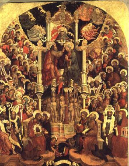 Coronation of the Virgin van Michele Giambono