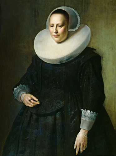 Portrait of a Woman van Michiel Jansz. van Miereveld